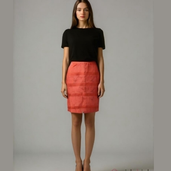 Ann Taylor Dresses & Skirts - Ann Taylor Coral Fully Lined Skirt - Size 8